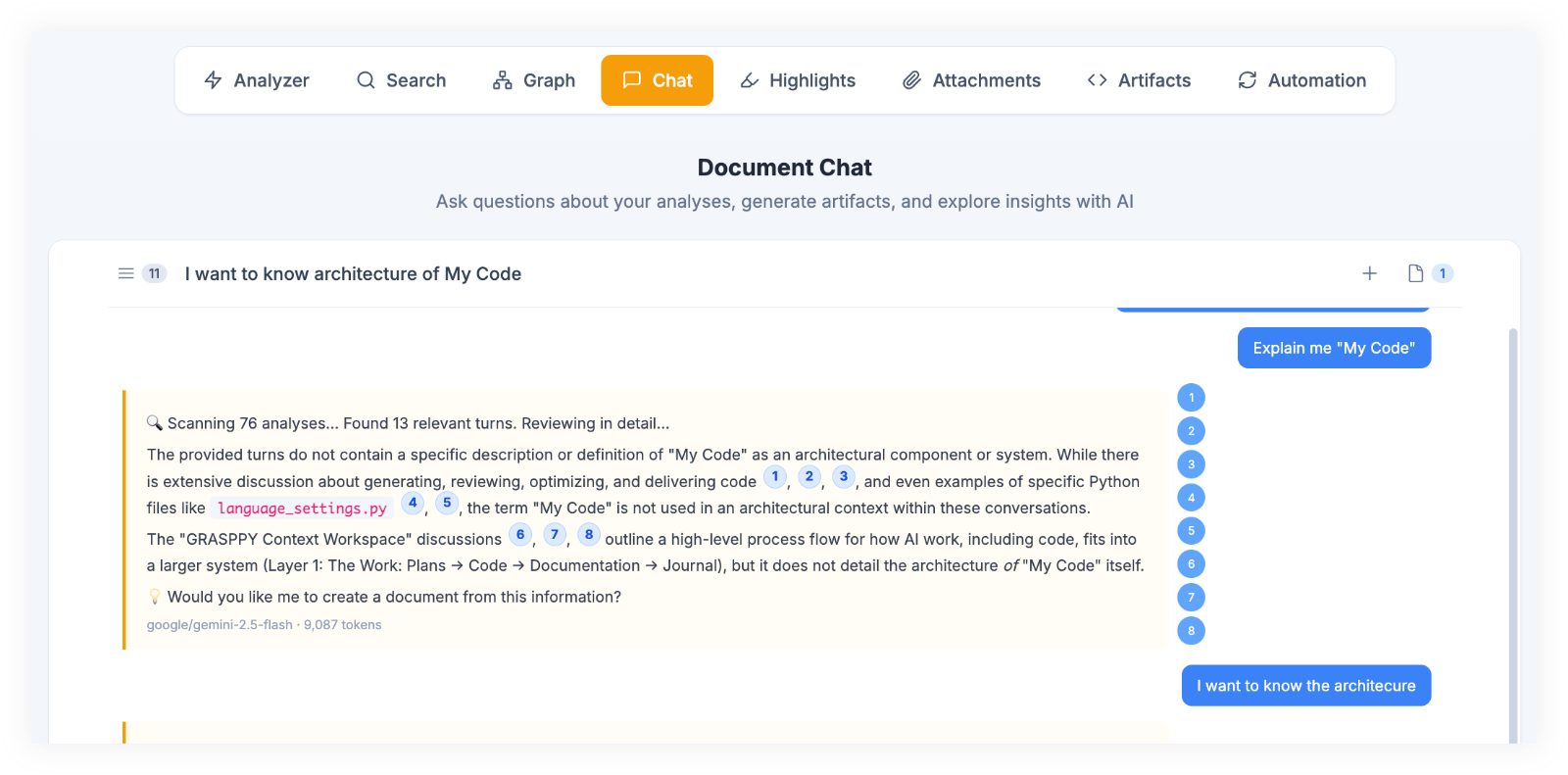 chat search
