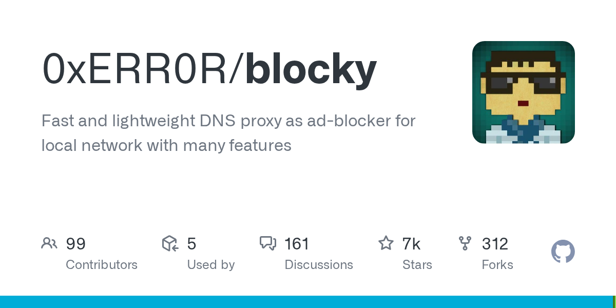 0xERR0R/blocky: GitHub preview card