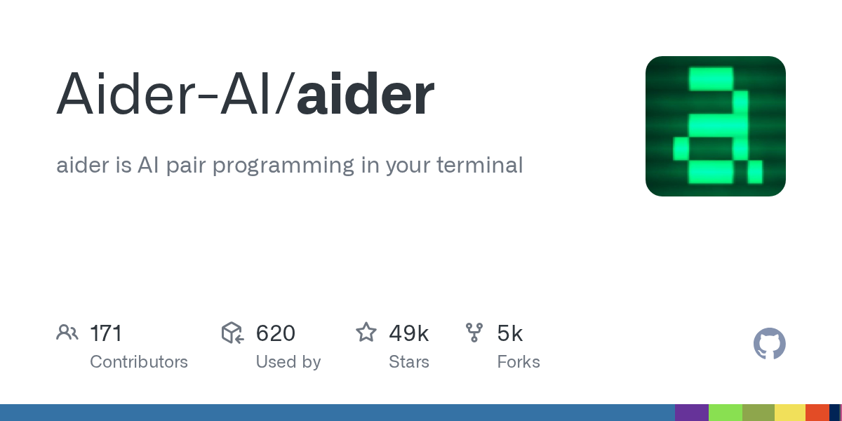 Aider-AI/aider: GitHub preview card