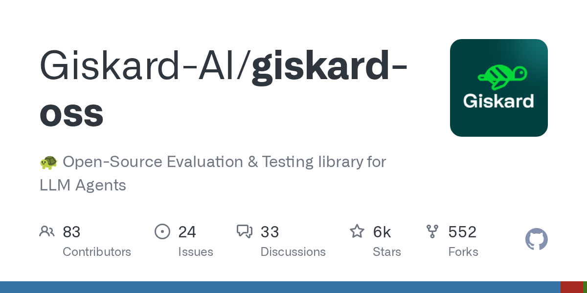 Giskard-AI/giskard-oss: GitHub preview card