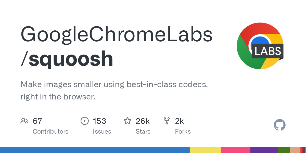 GoogleChromeLabs/squoosh: GitHub preview card