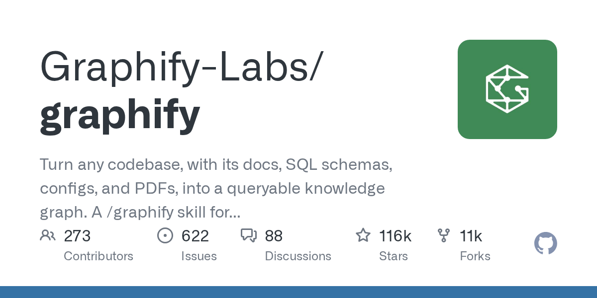 Graphify-Labs/graphify: GitHub preview card