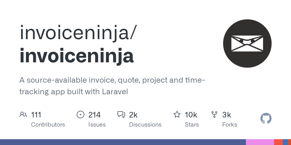 InvoiceNinja/invoiceninja: GitHub preview card