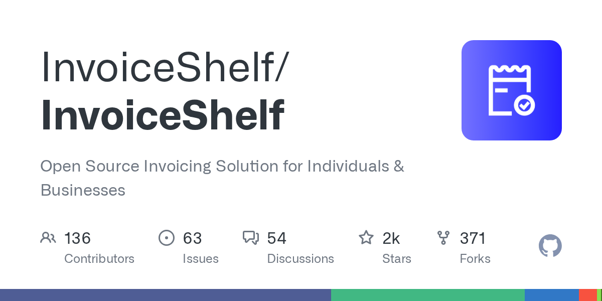 InvoiceShelf/InvoiceShelf: GitHub preview card