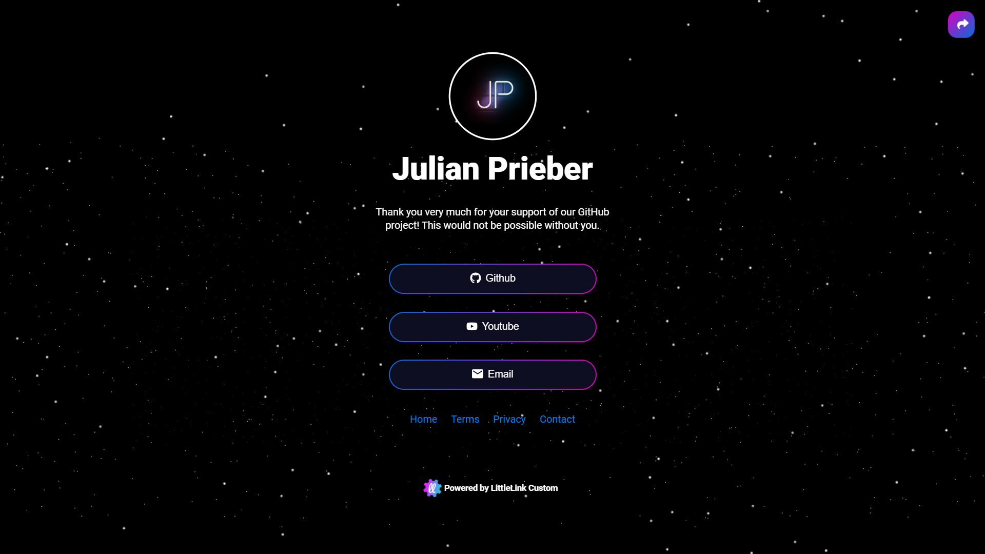 LinkStackOrg/LinkStack: Screenshot 1