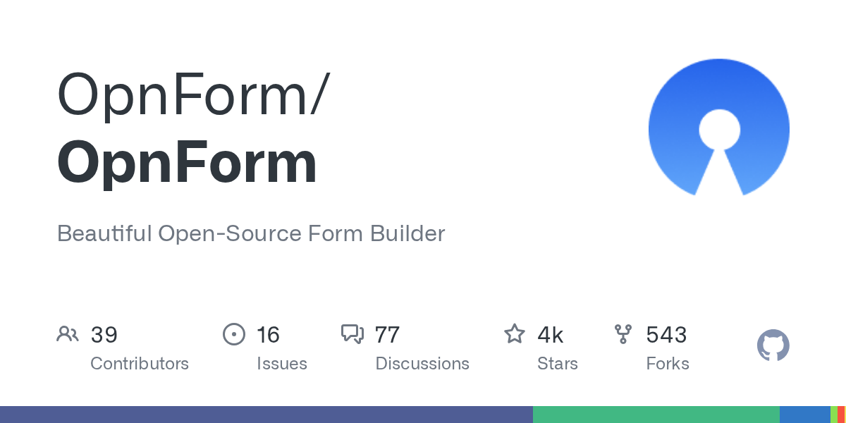 OpnForm/OpnForm: GitHub preview card