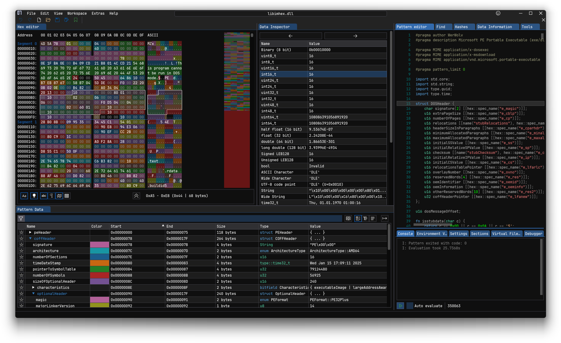 WerWolv/ImHex: Screenshot 1