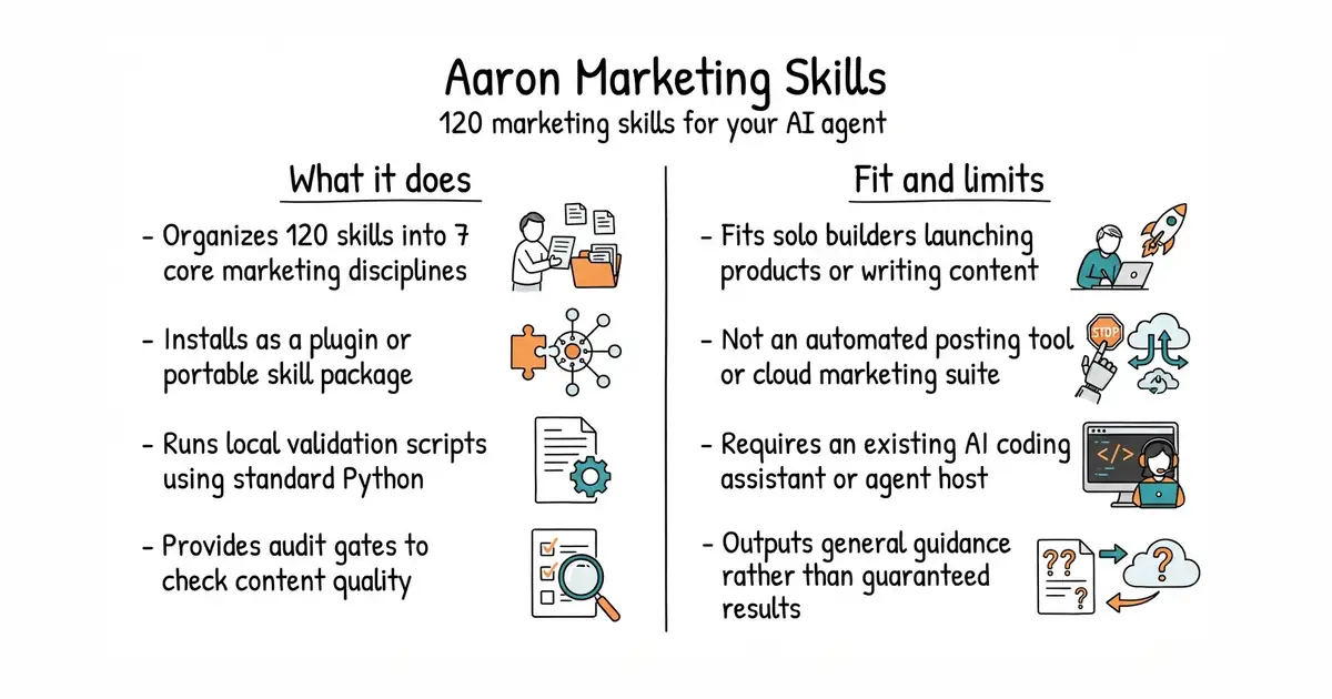Aaron Marketing Skills. 120 marketing skills for your AI agent.
