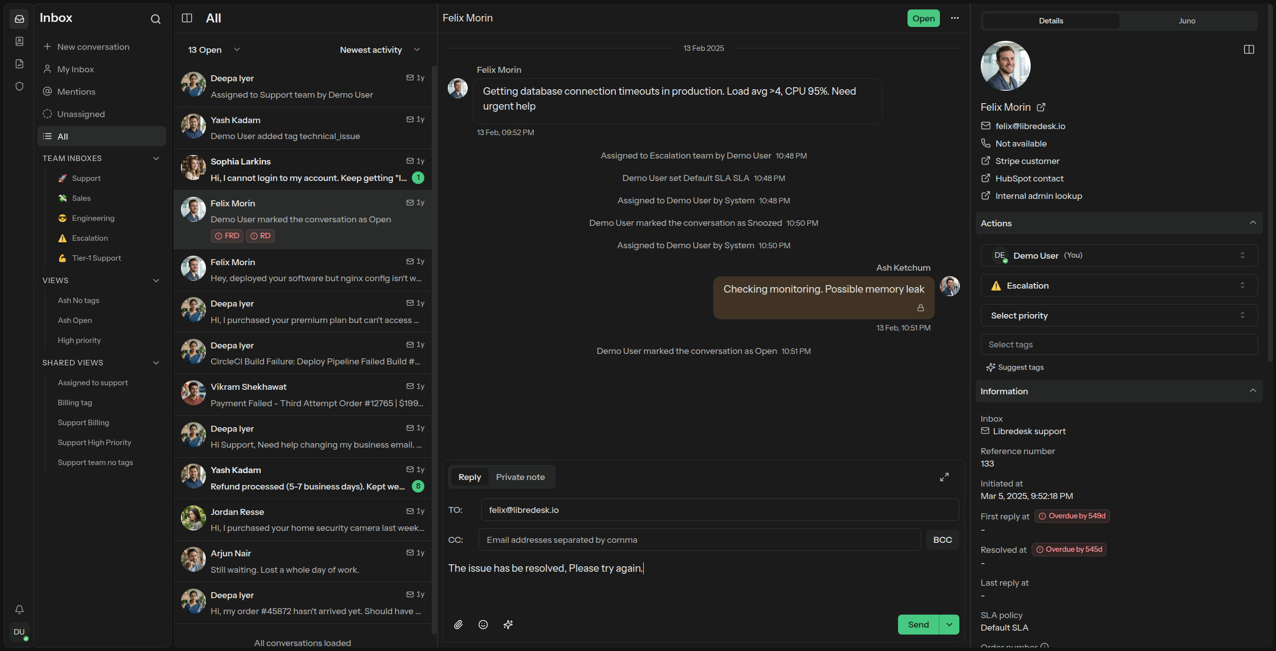 abhinavxd/libredesk: Screenshot 1