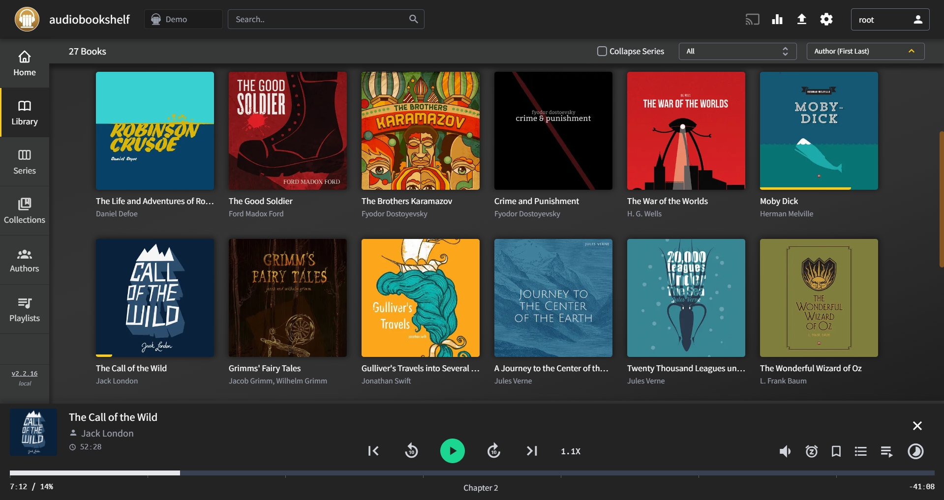 advplyr/audiobookshelf: Screenshot 1