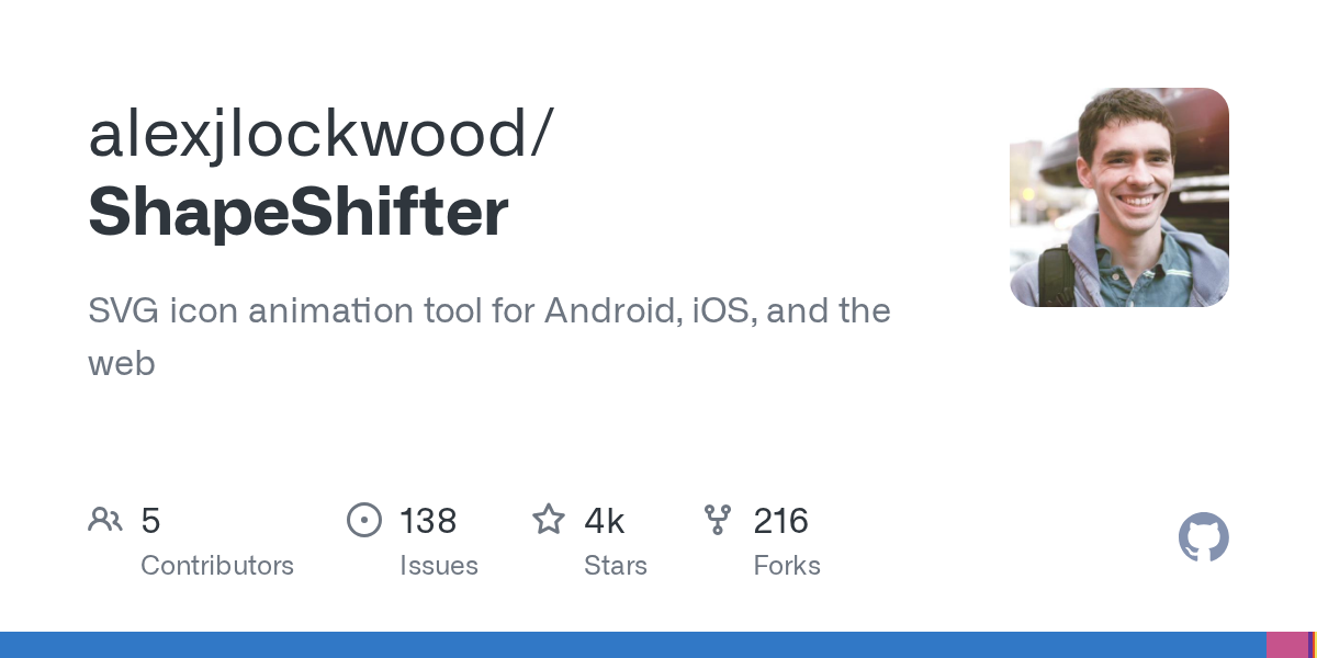 alexjlockwood/ShapeShifter: GitHub preview card