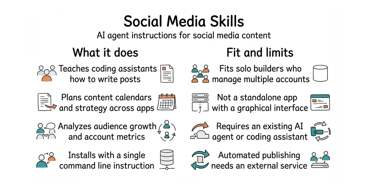 Social Media Skills. AI agent instructions for social media content.