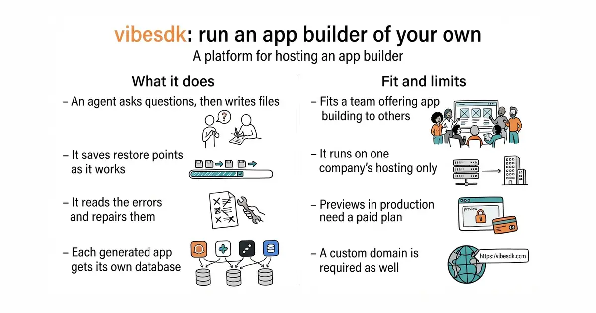 vibesdk: run an app builder of your own. A platform for hosting an app builder.