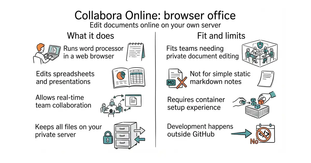 Collabora Online: browser office. Edit documents online on your own server.