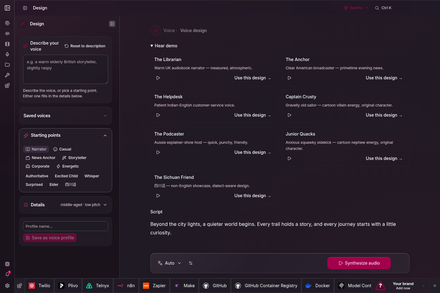 debpalash/VoiceStudio: Screenshot 3