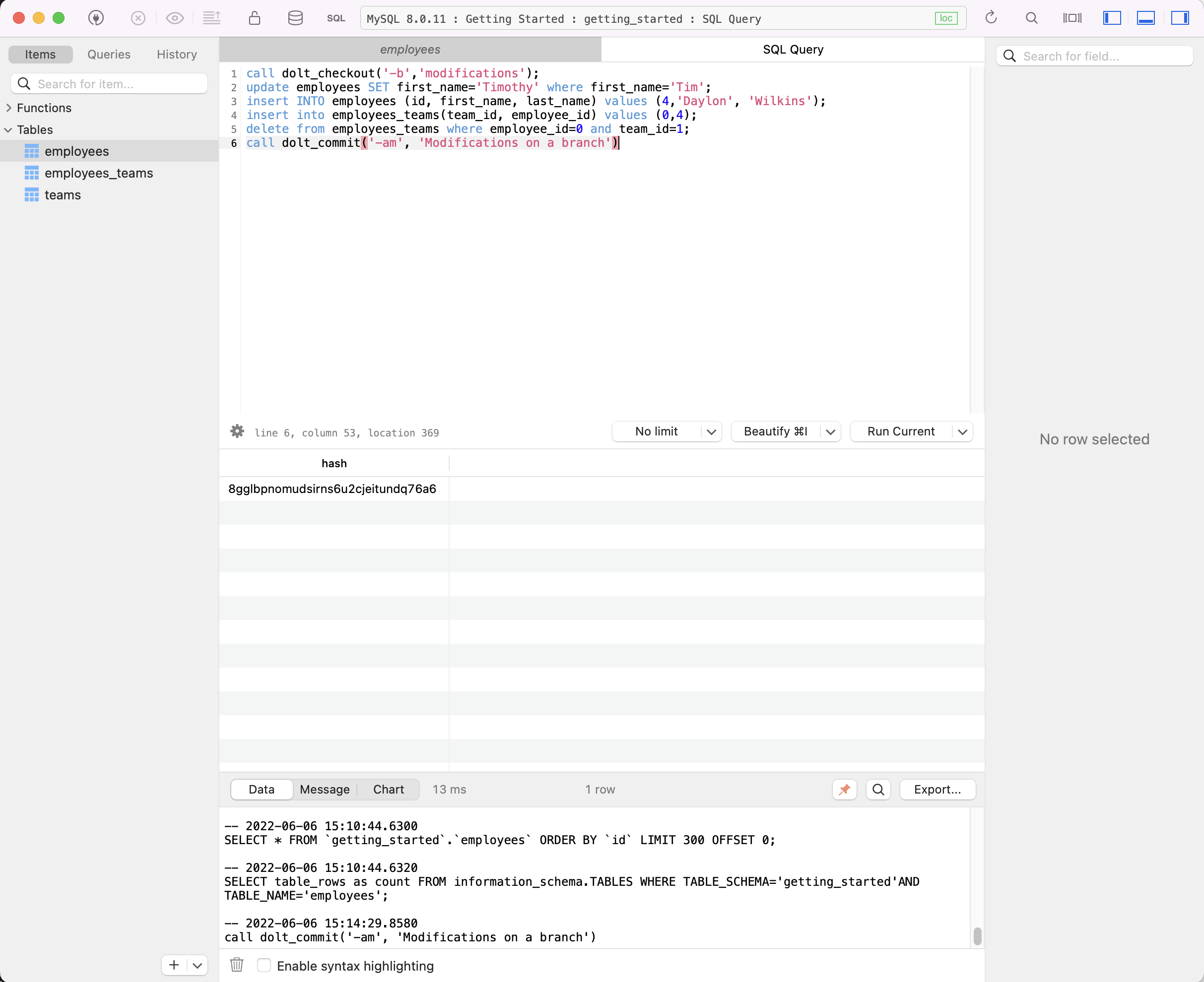 dolthub/dolt: Screenshot 4