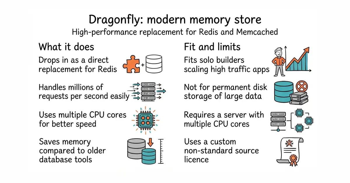 Dragonfly: modern memory store. High-performance replacement for Redis and Memcached.
