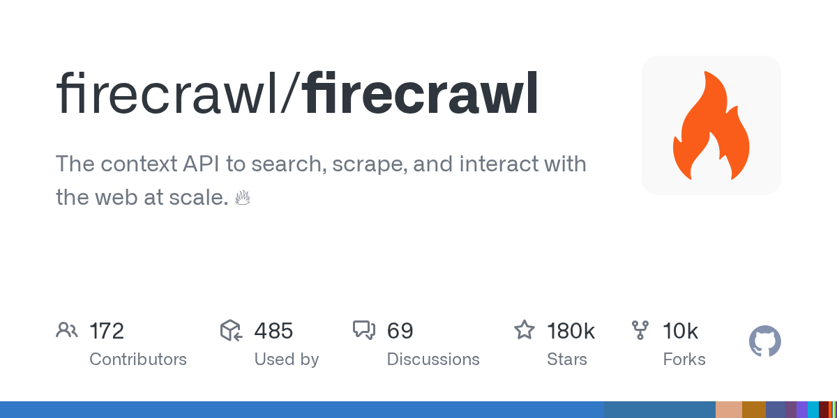 firecrawl/firecrawl: GitHub preview card