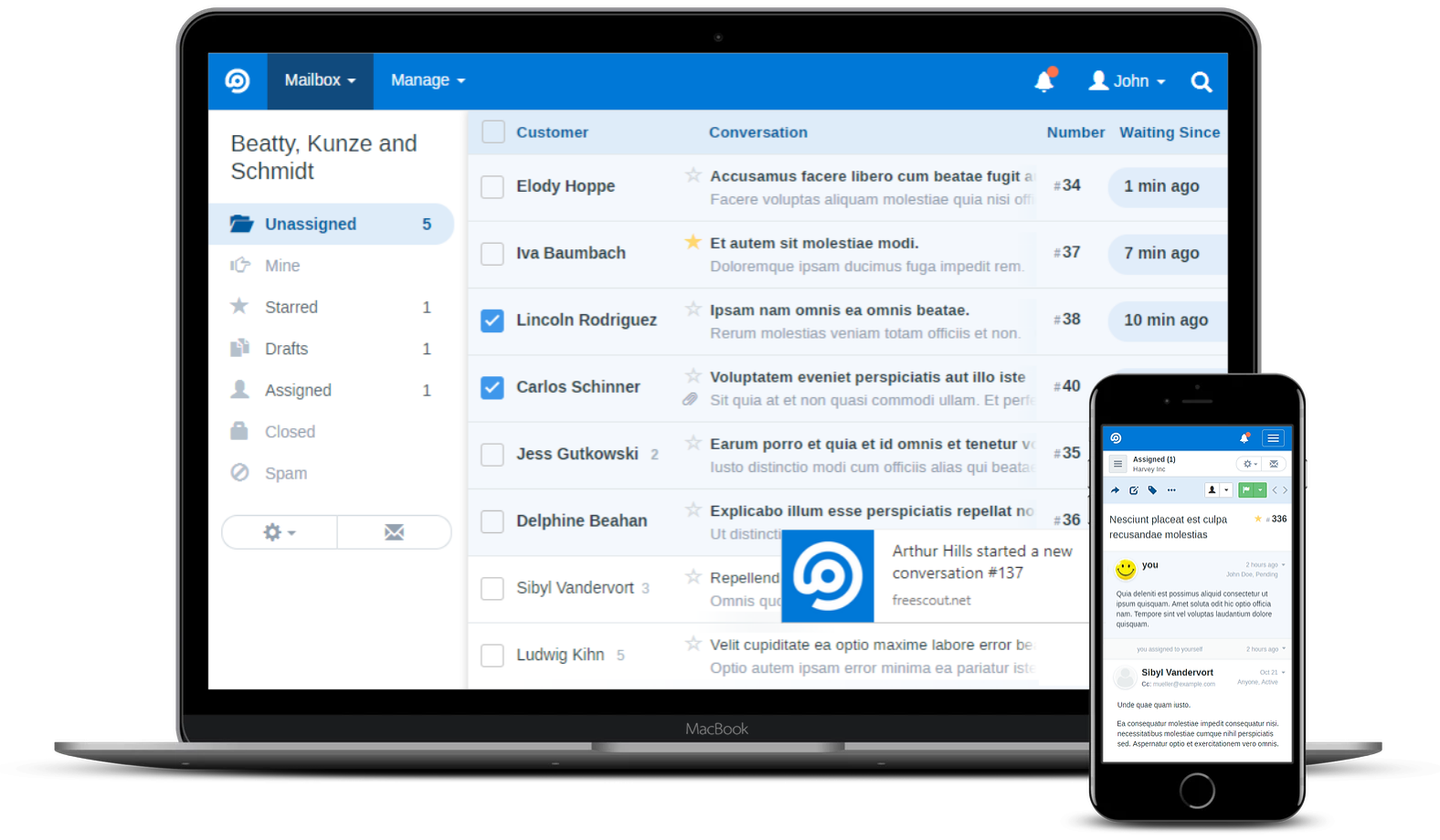 freescout-help-desk/freescout: Screenshot 1