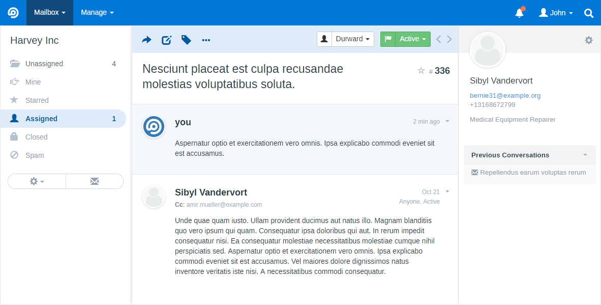 freescout-help-desk/freescout: Screenshot 3