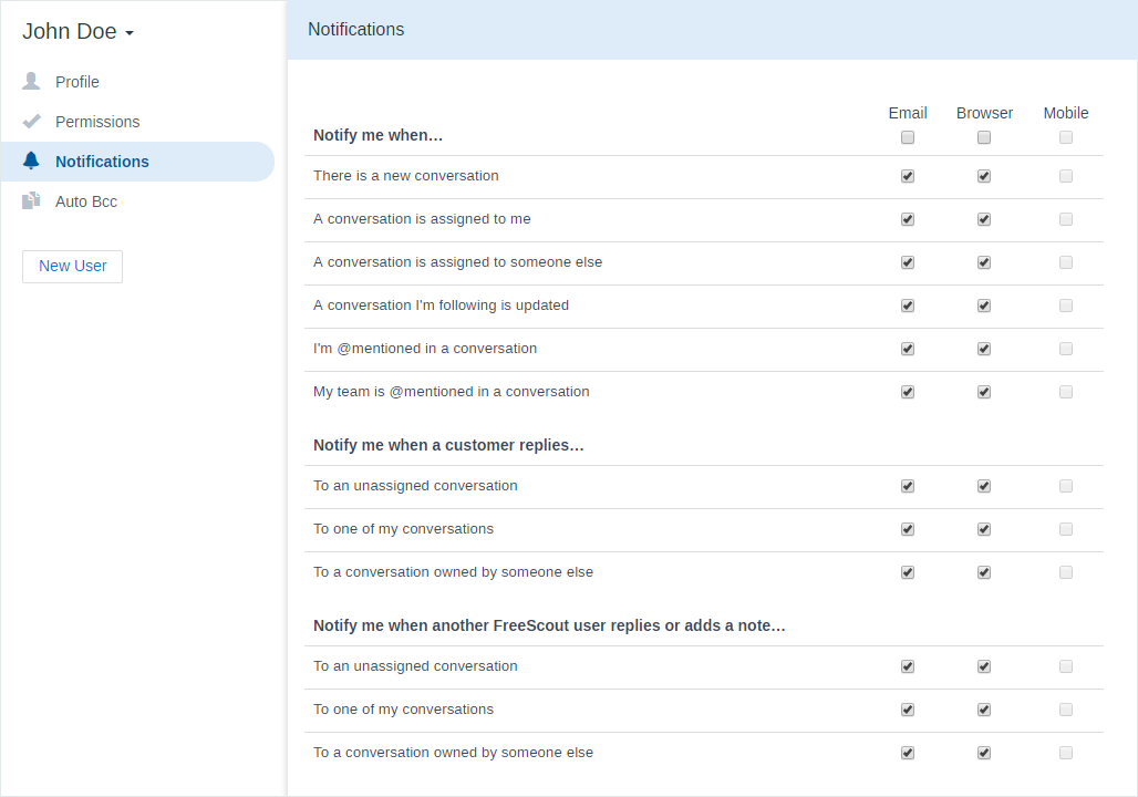 freescout-help-desk/freescout: Screenshot 4