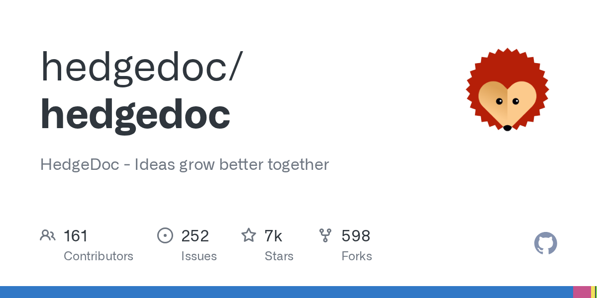 hedgedoc/hedgedoc: GitHub preview card