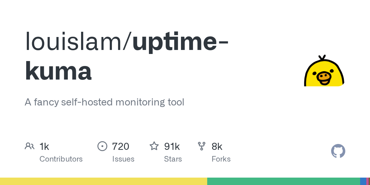 louislam/uptime-kuma: GitHub preview card
