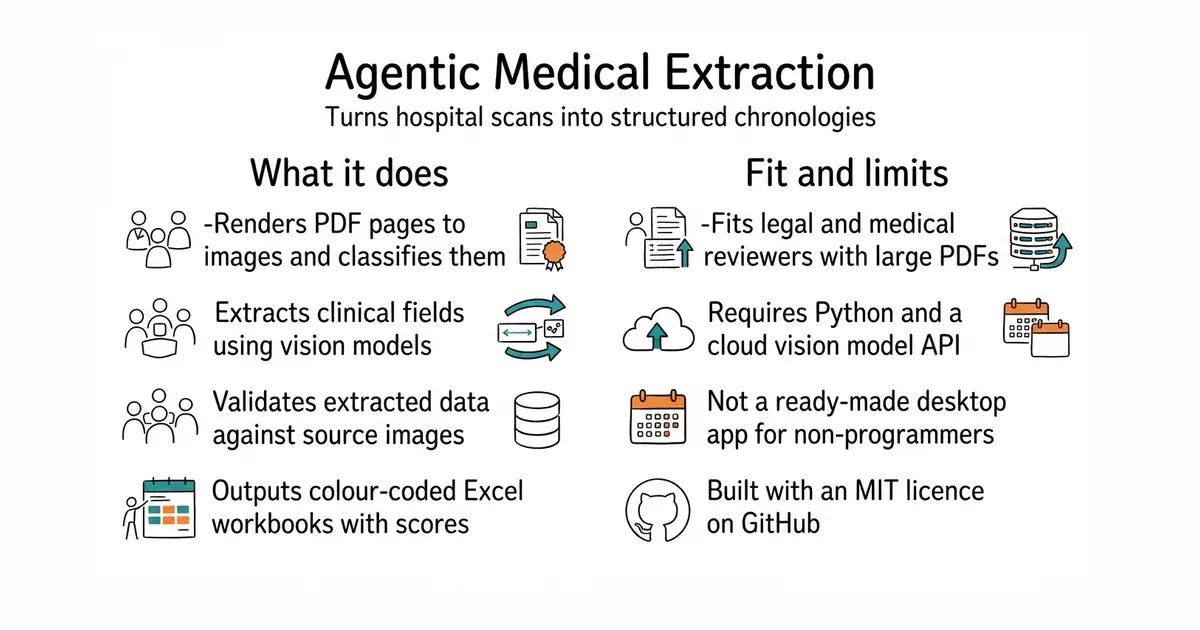 Agentic Medical Extraction. Turns hospital scans into structured chronologies.