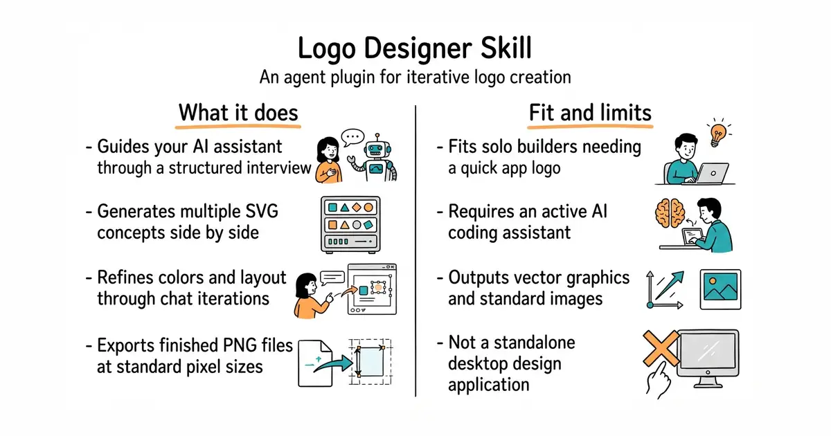Logo Designer Skill. An agent plugin for iterative logo creation.