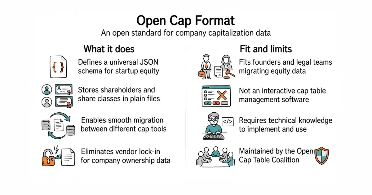 Open Cap Format. An open standard for company capitalization data.