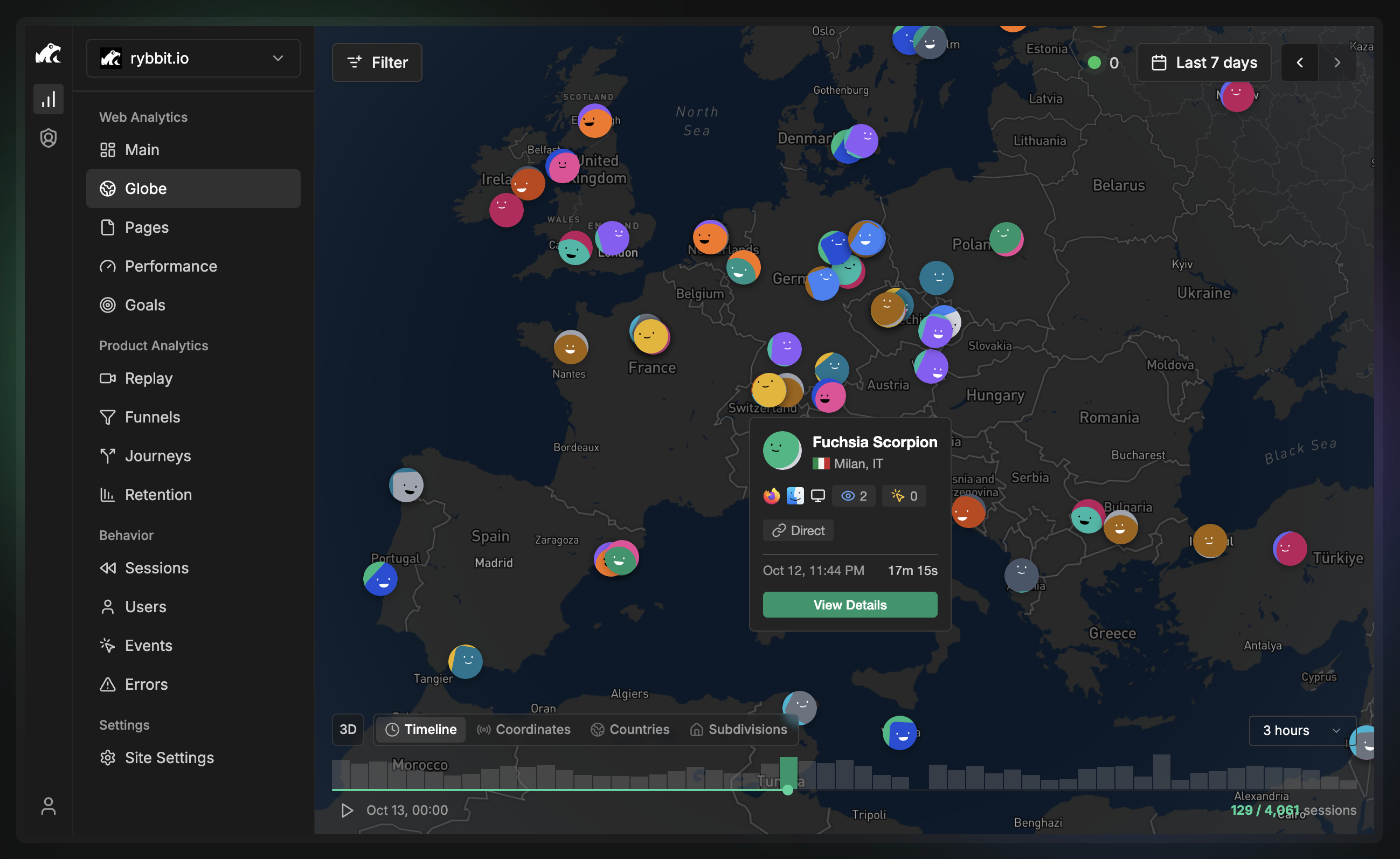 rybbit-io/rybbit: Screenshot 3