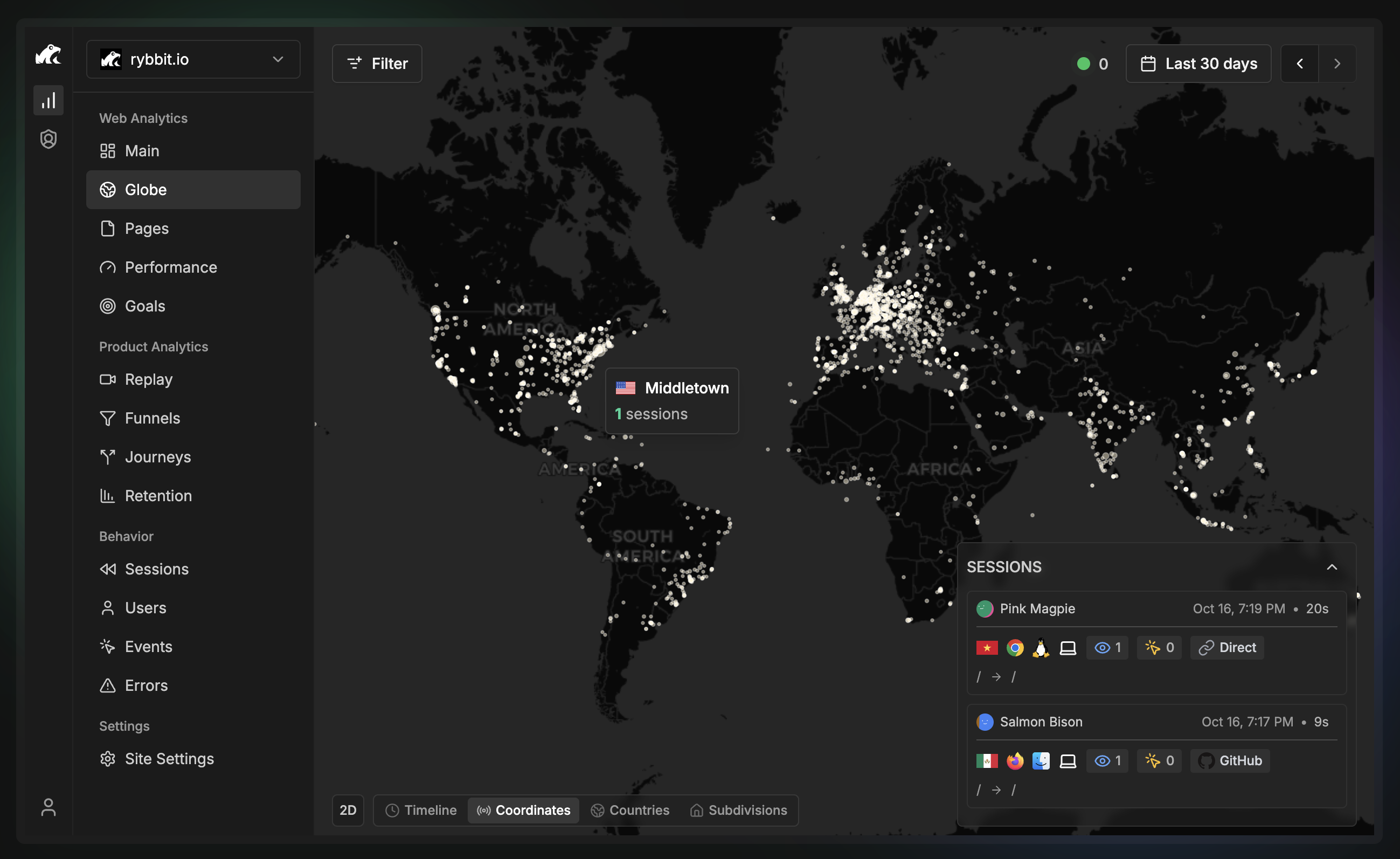 rybbit-io/rybbit: Screenshot 4
