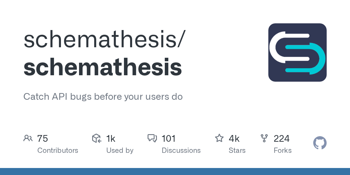 schemathesis/schemathesis: GitHub preview card