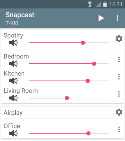 snapcast/snapcast: Screenshot 2