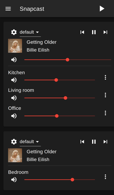 snapcast/snapcast: Screenshot 4