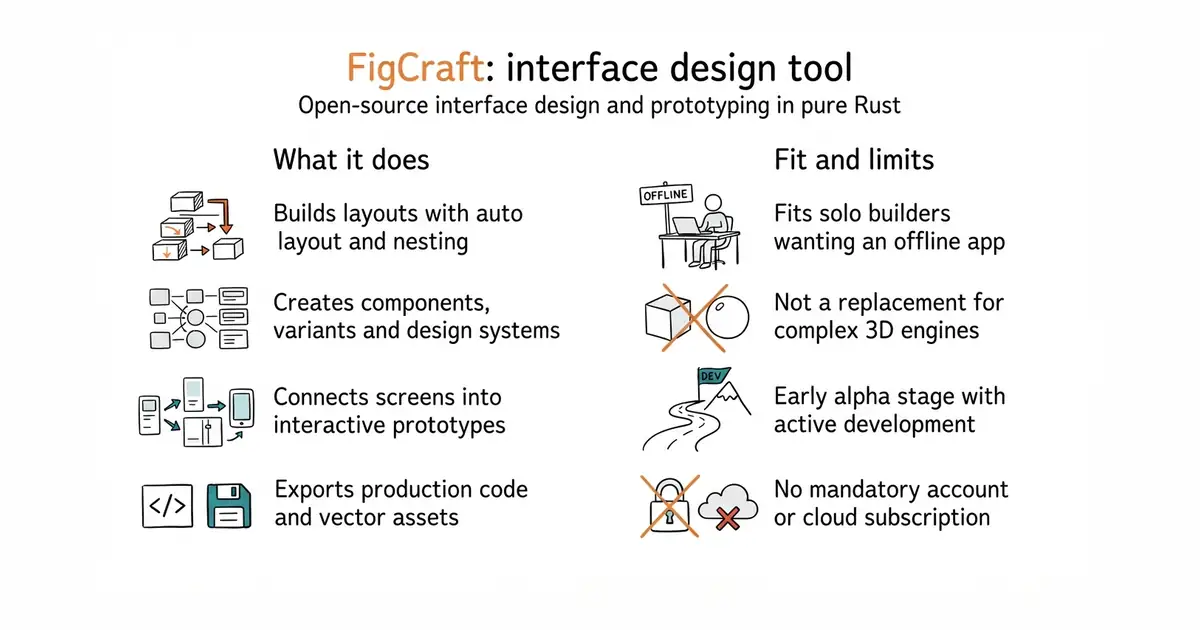 FigCraft: interface design tool. Open-source interface design and prototyping in pure Rust.