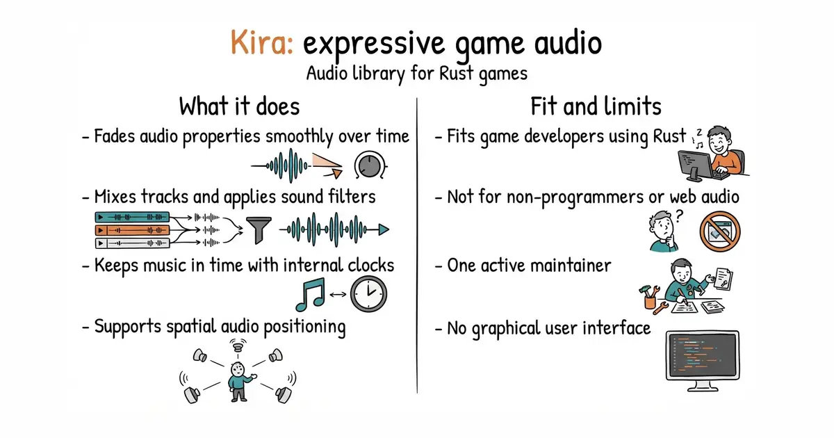 Kira: expressive game audio. Audio library for Rust games.