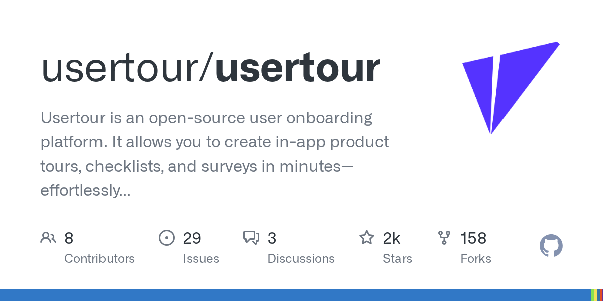 usertour/usertour: GitHub preview card
