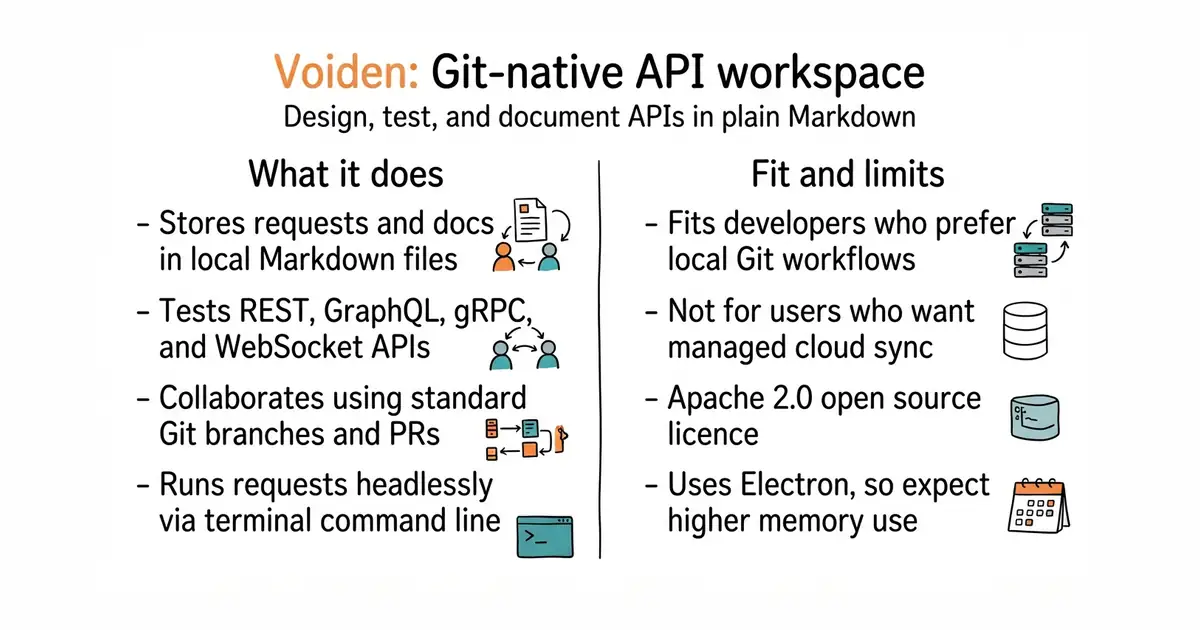 Voiden: Git-native API workspace. Design, test, and document APIs in plain Markdown.