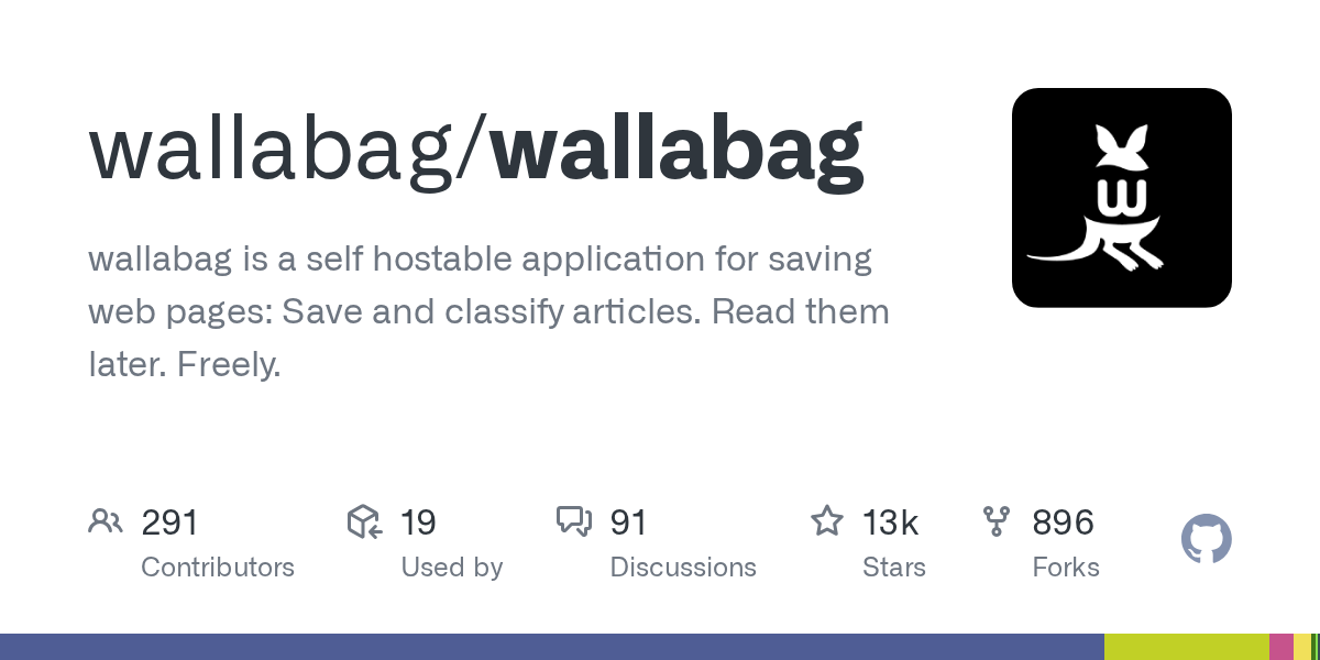 wallabag/wallabag: GitHub preview card