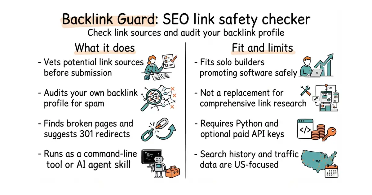 Backlink Guard: SEO link safety checker. Check link sources and audit your backlink profile.