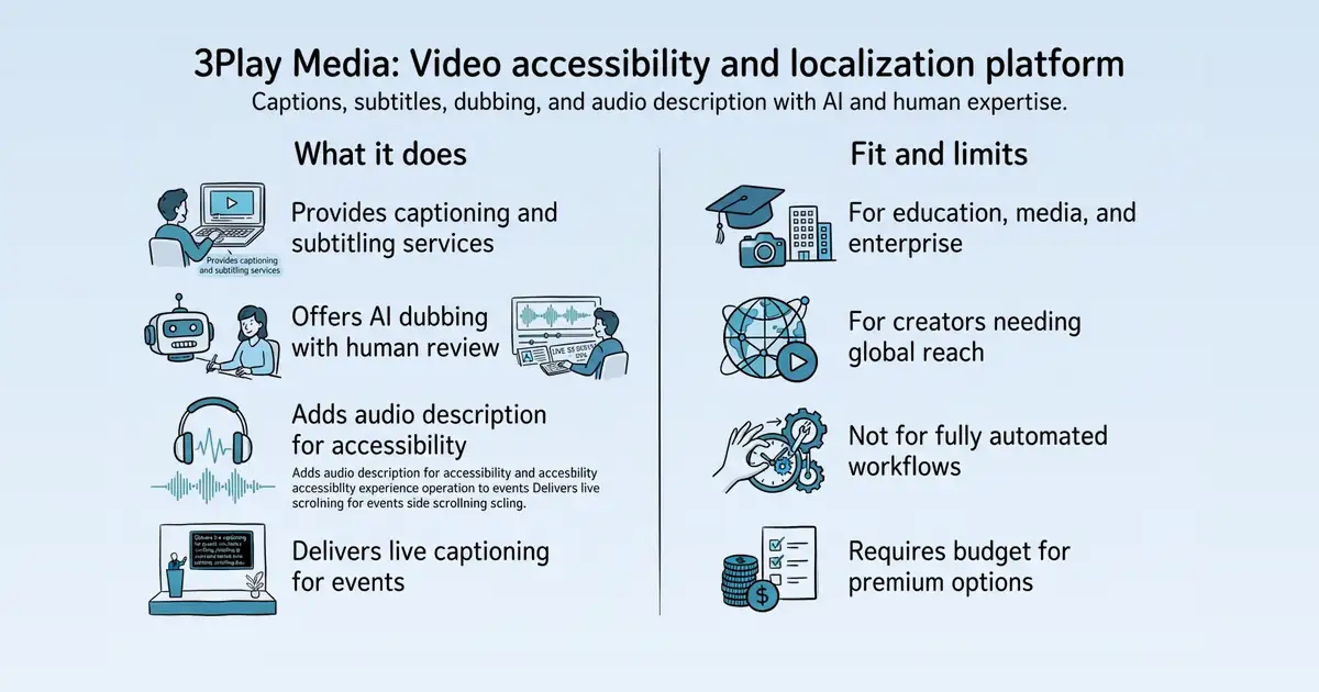 3Play Media at a glance