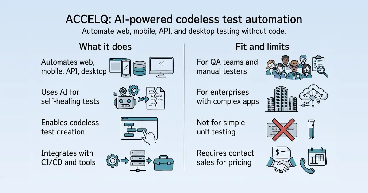 ACCELQ at a glance