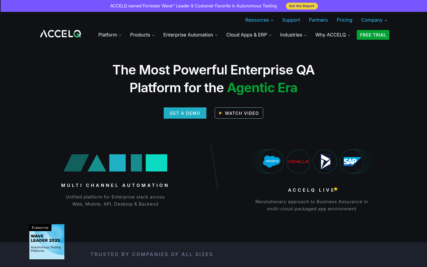 Homepage of the website, as captured