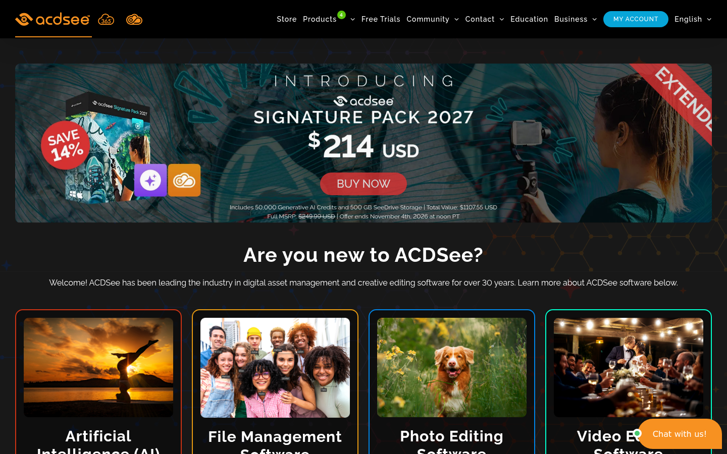 Homepage of the website, as captured