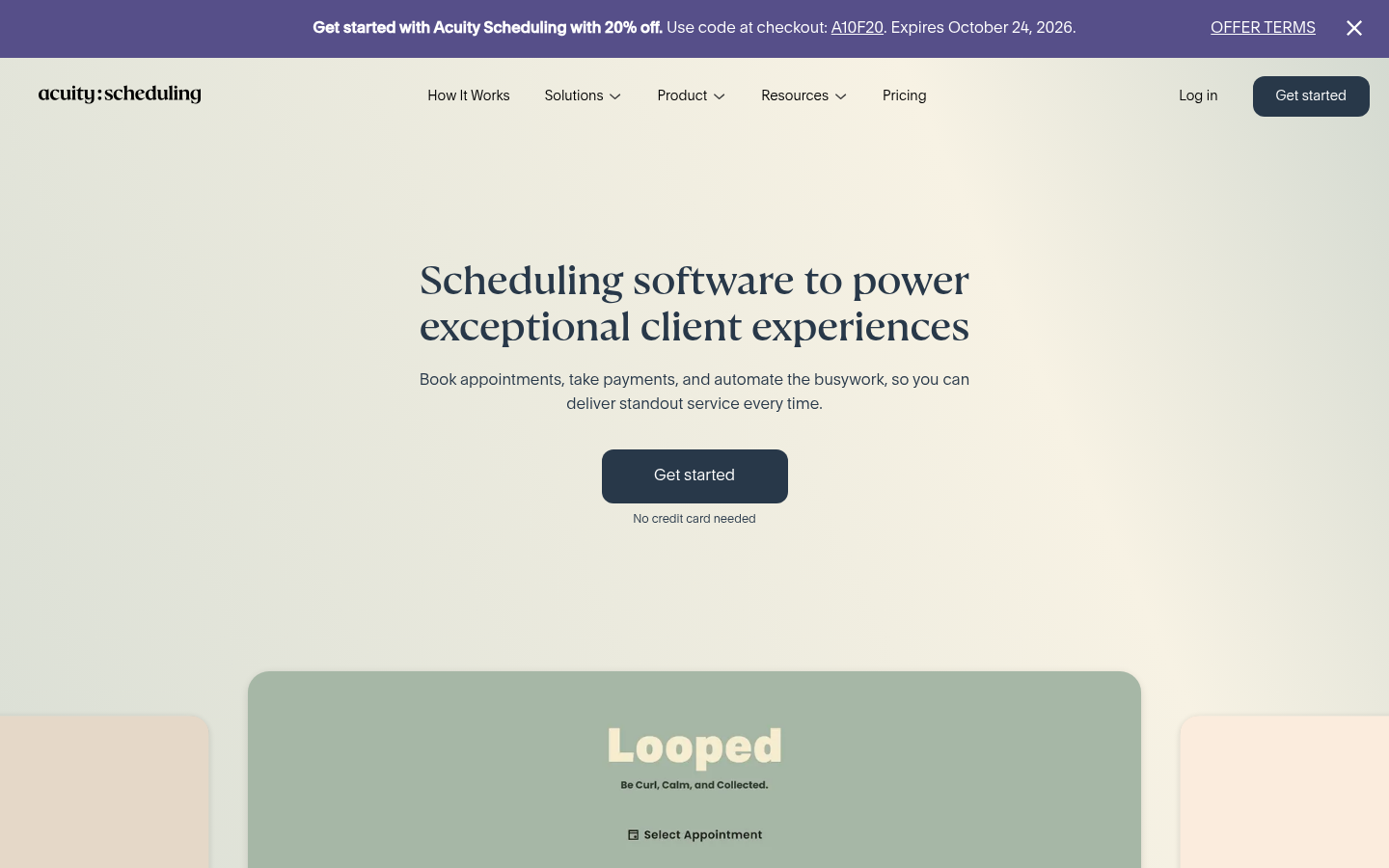 Homepage of the website, as captured