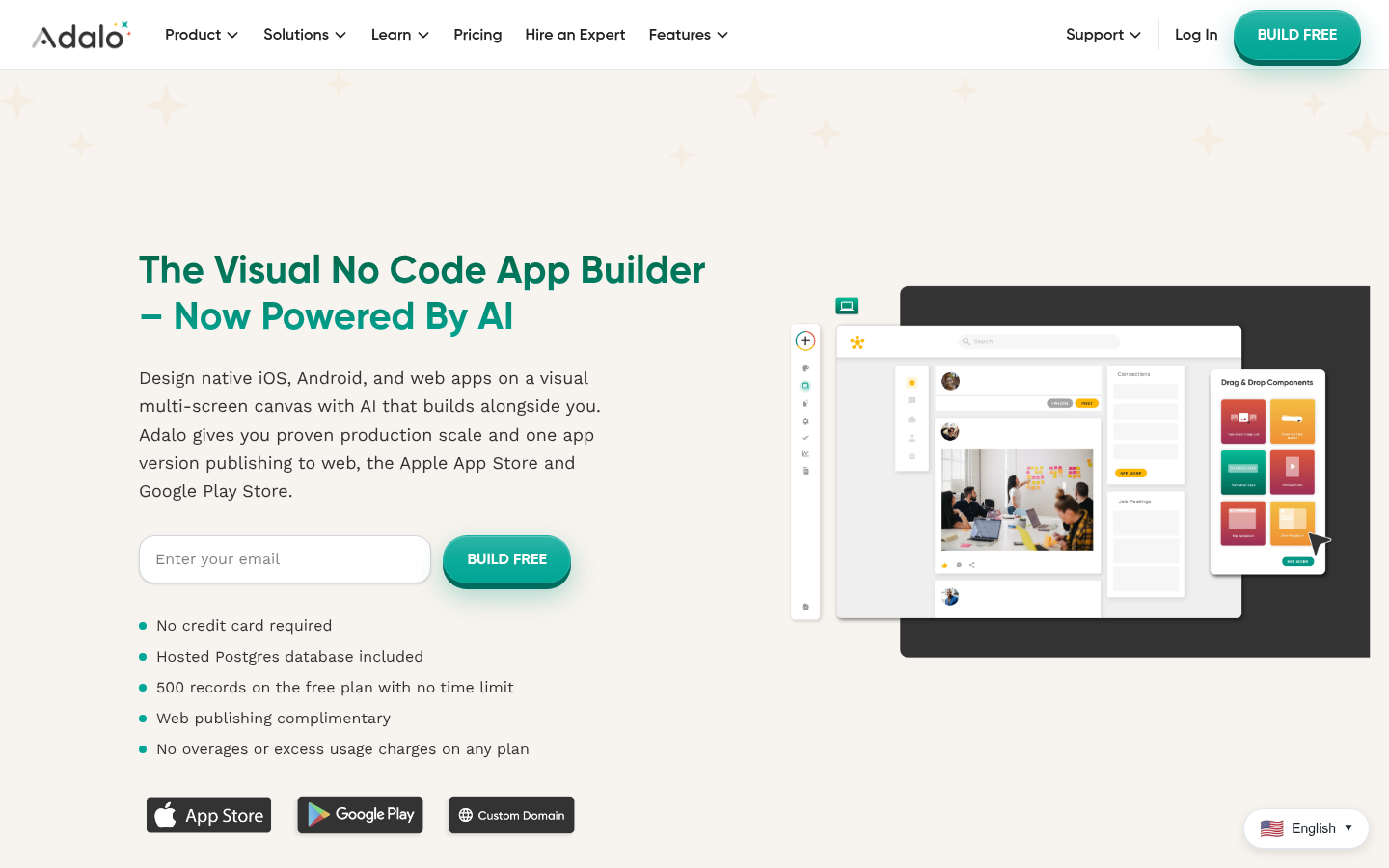 Homepage of the website, as captured
