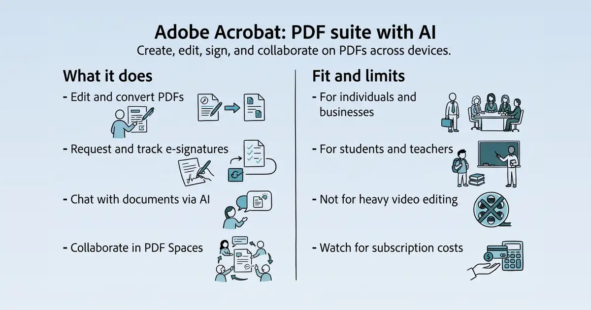 Adobe Acrobat at a glance