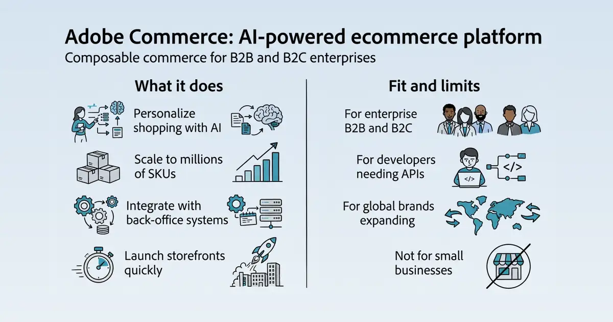 Adobe Commerce at a glance