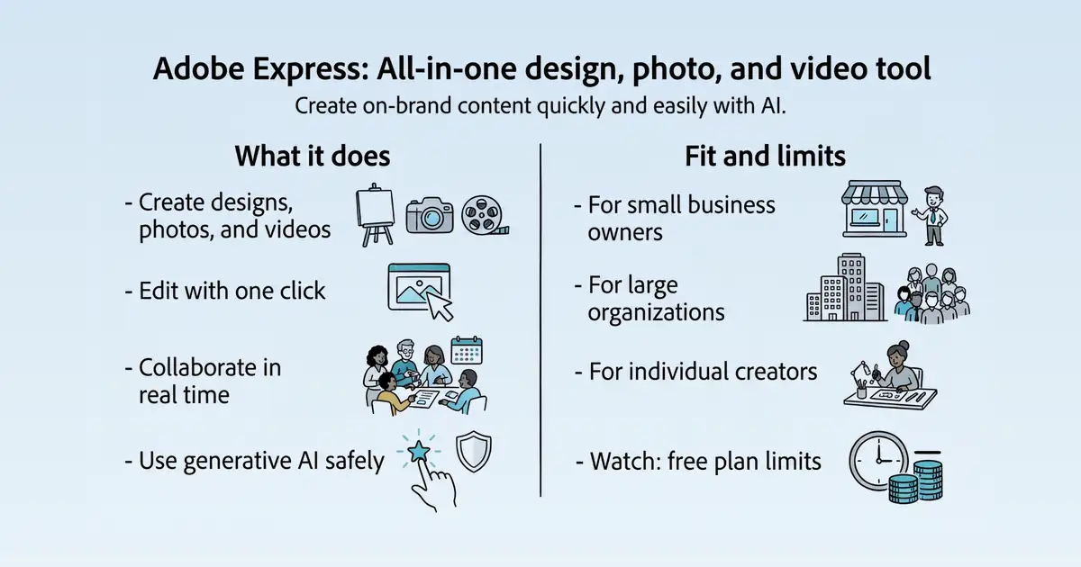 Adobe Express at a glance